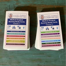 Medical Surgical, Lab Value, Pharm cards