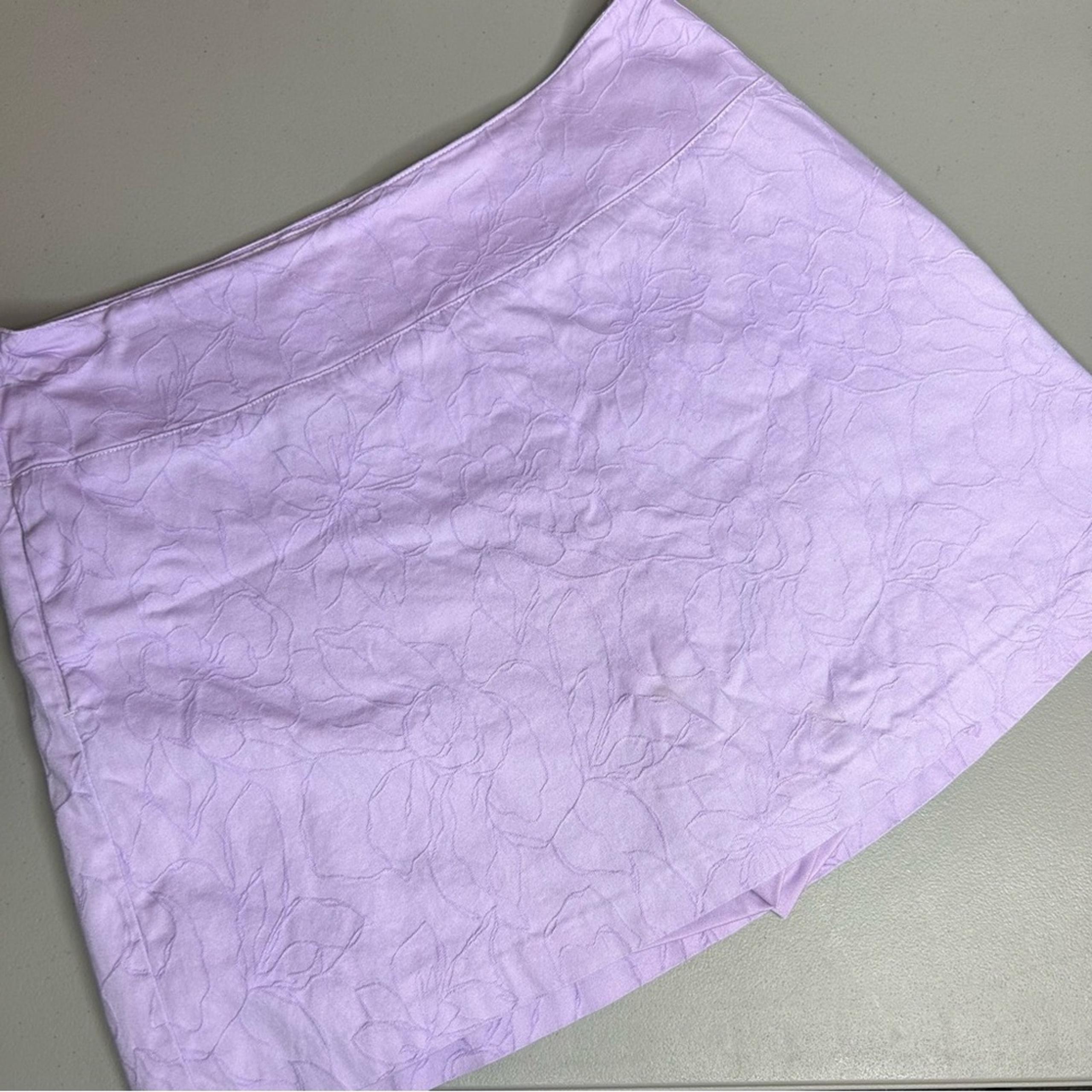 Lady Hagen Golf Skirt Tennis Skort Purple Pocket Zipper Side Womens Size 12