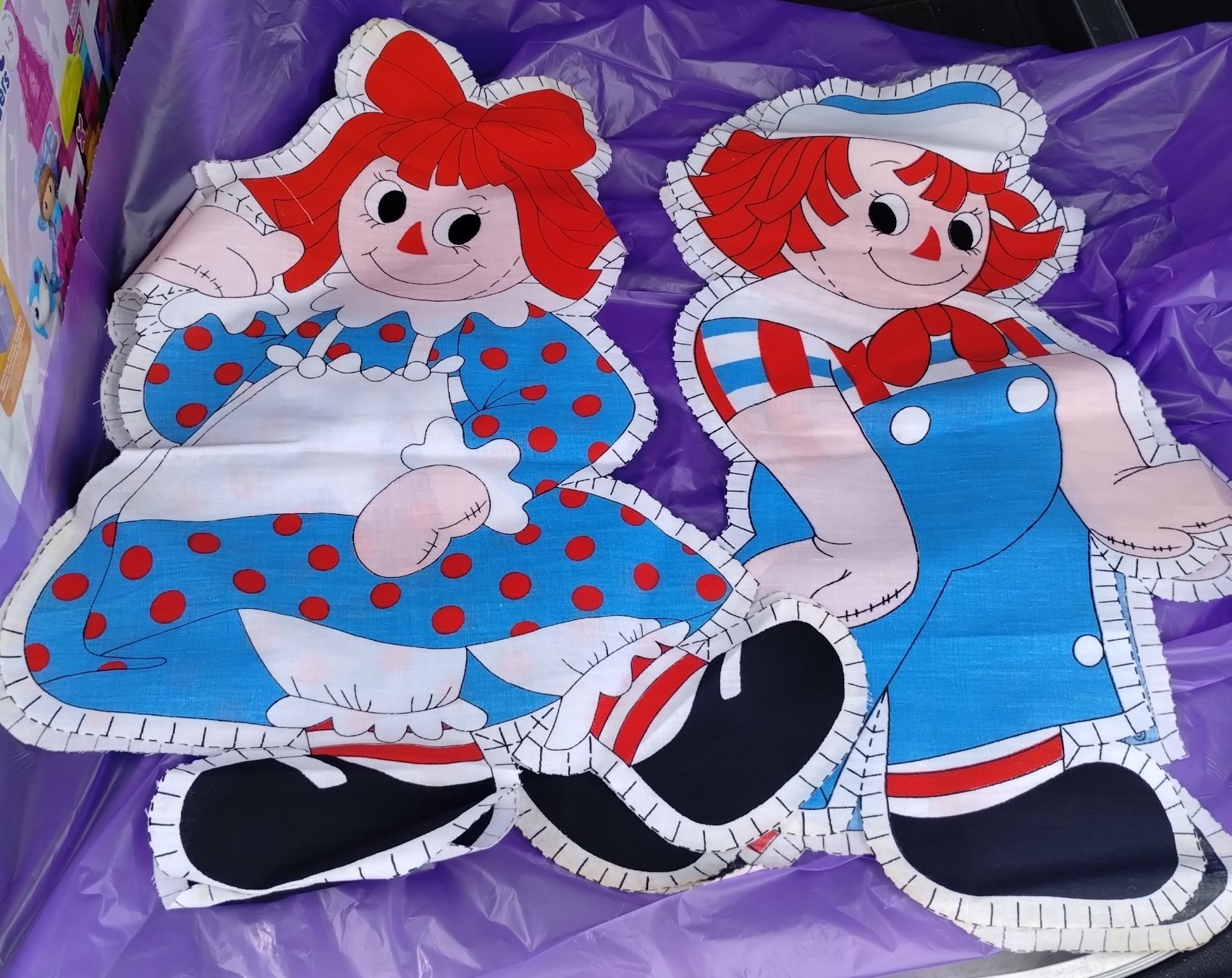 Raggedy Ann and Andy sew and stuff