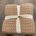 New! Set of 2 Levtex Home Mills Waffle Collection Euro Shams in Blush 26” X 26”
