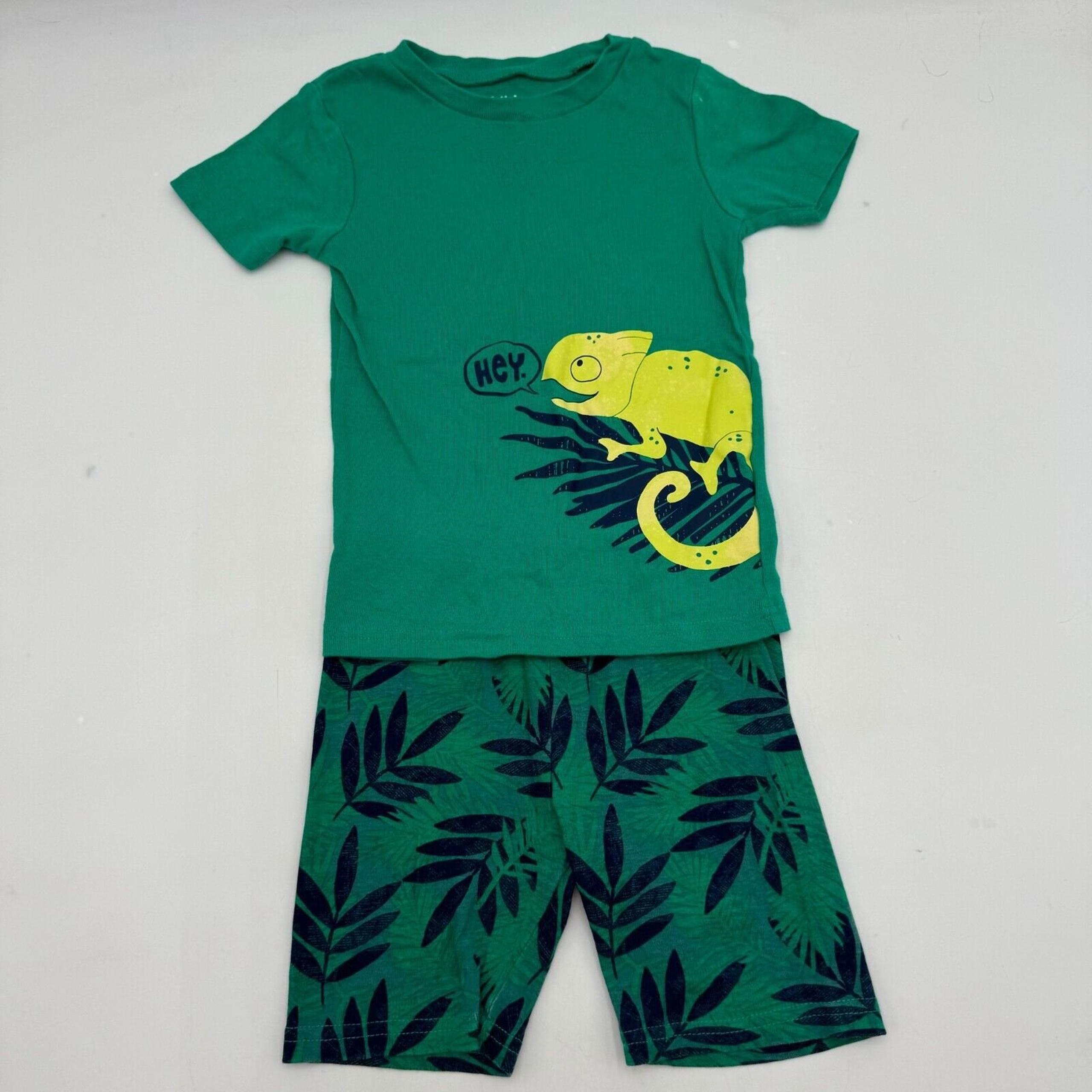 Child of Mine 2pc Matching Set Tshirt & Shorts Green Toddler Size 4T - Carter's
