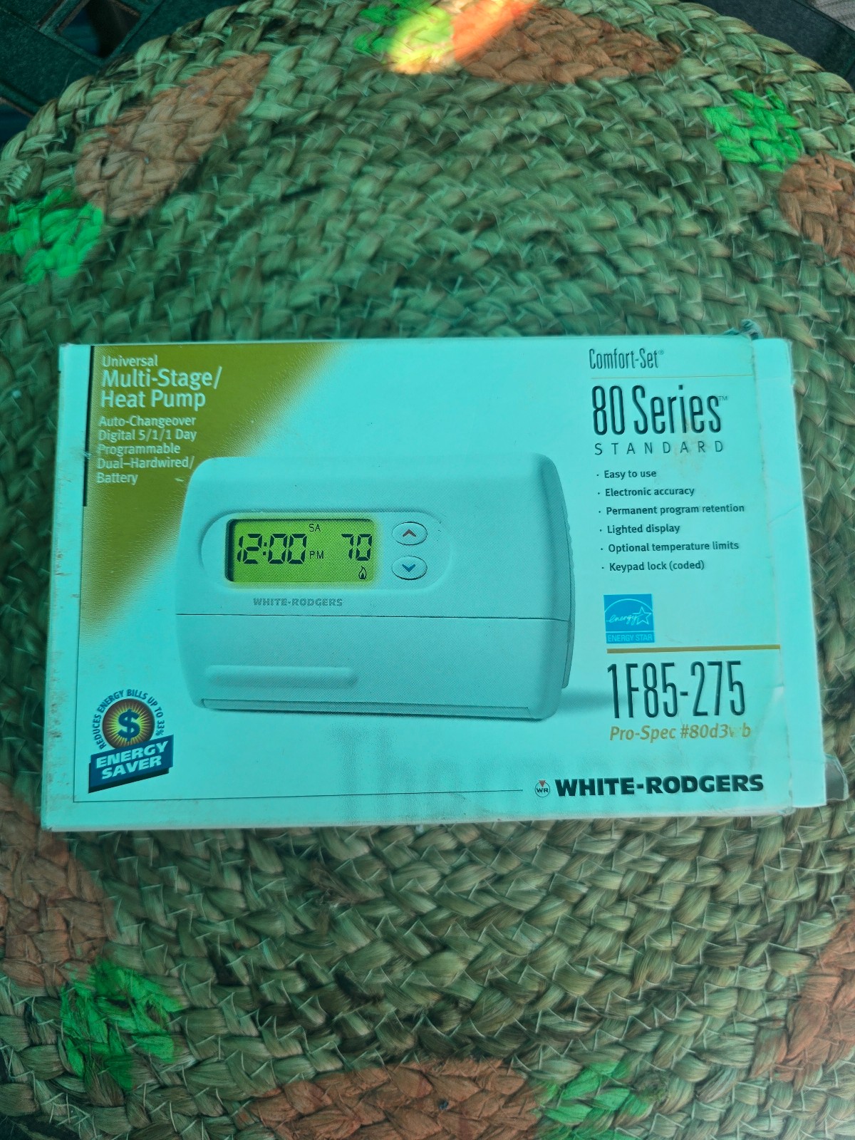Rogers 80 series standard energy saver Thermostat