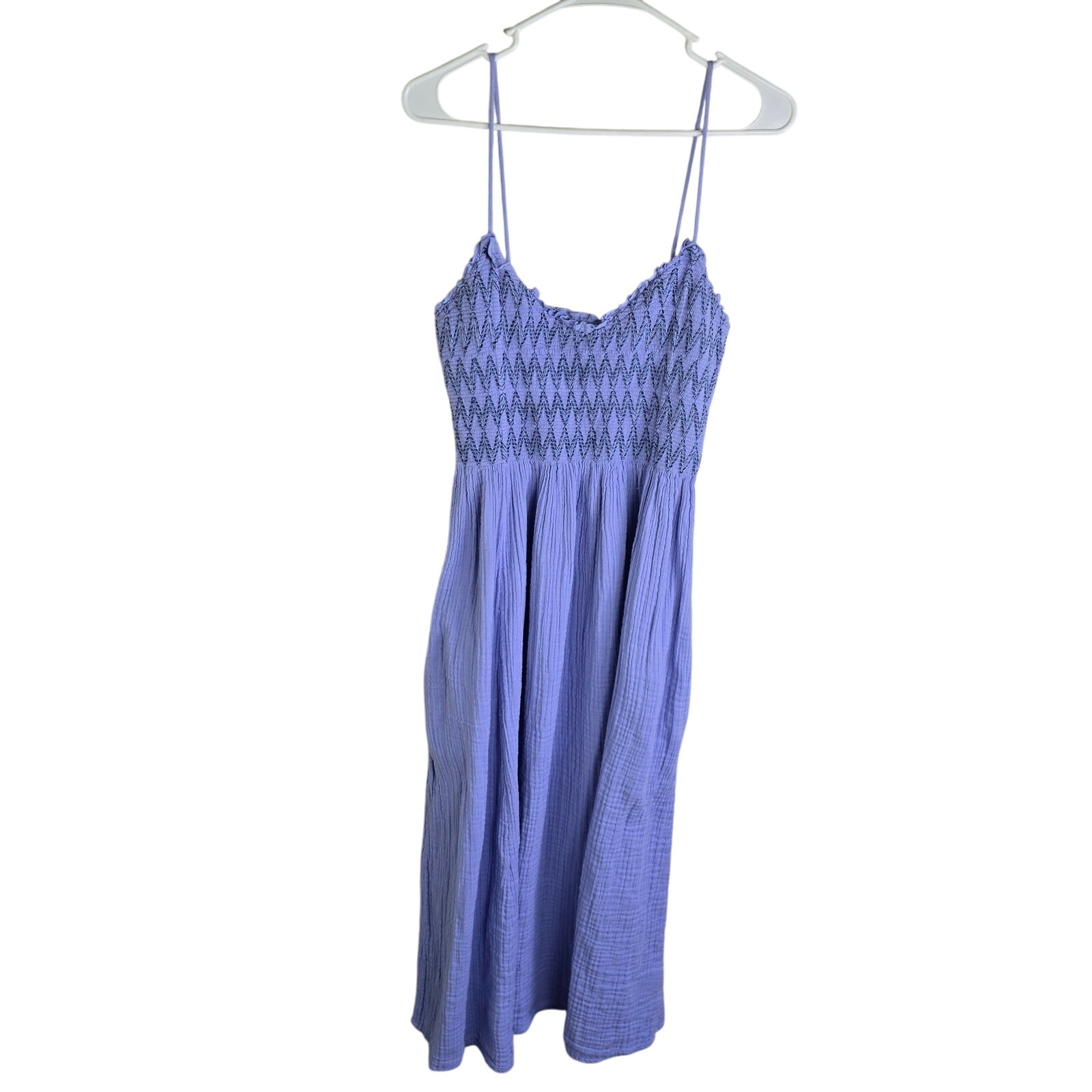 Free People Women's Sweet Nothings Midi - Blue Heron - Large