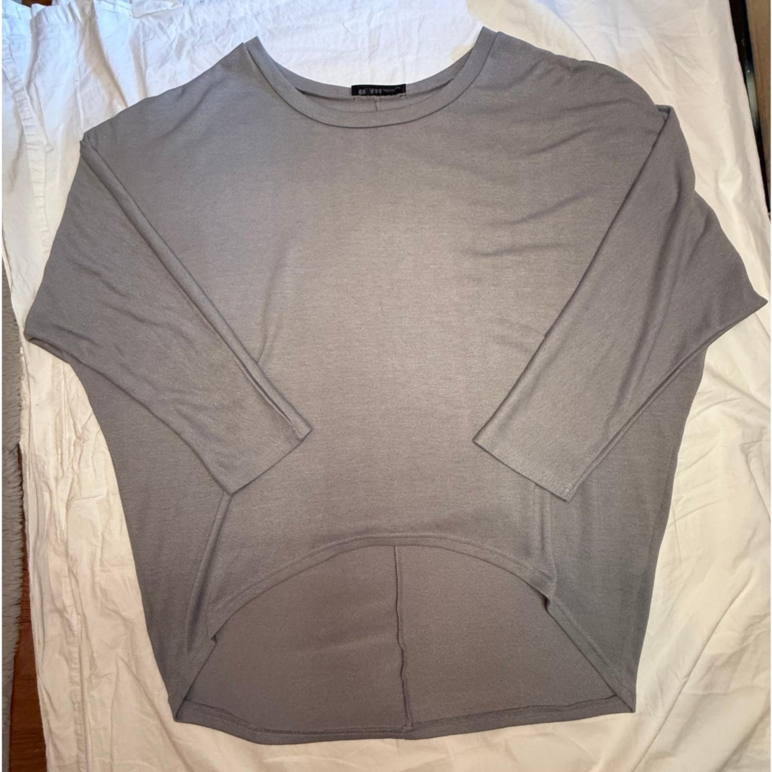 Zanzea Women’s Off-Shoulder Dolman 3/4 Sleeve Casual Blouse Oversized Top Sz XL