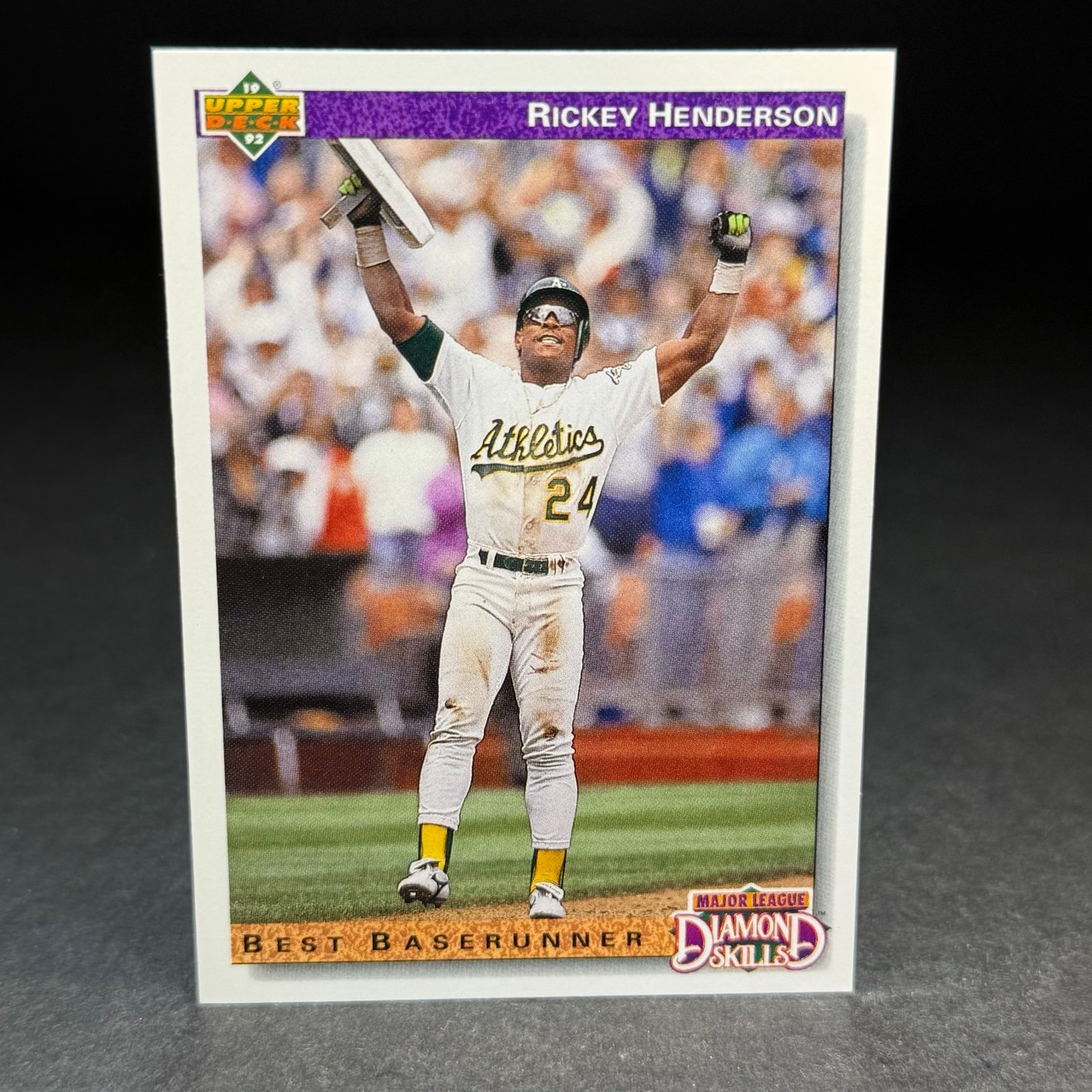 Rickey Henderson • 1992 Upper Deck #648 Oakland A's Athletics MLB Baseball