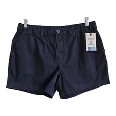 CHUBBIES Men's XL Shorts Dark N Stormies Black Original Twill 4 Inseam NEW NWT