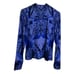 Desigual Butterfly Long Sleeve Shirt Large Art to Wear Lightweight Stretch