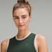 Lululemon Varsity Scoop Neck Cropped Tennis Tank Top size 4 Legacy Green LGYG