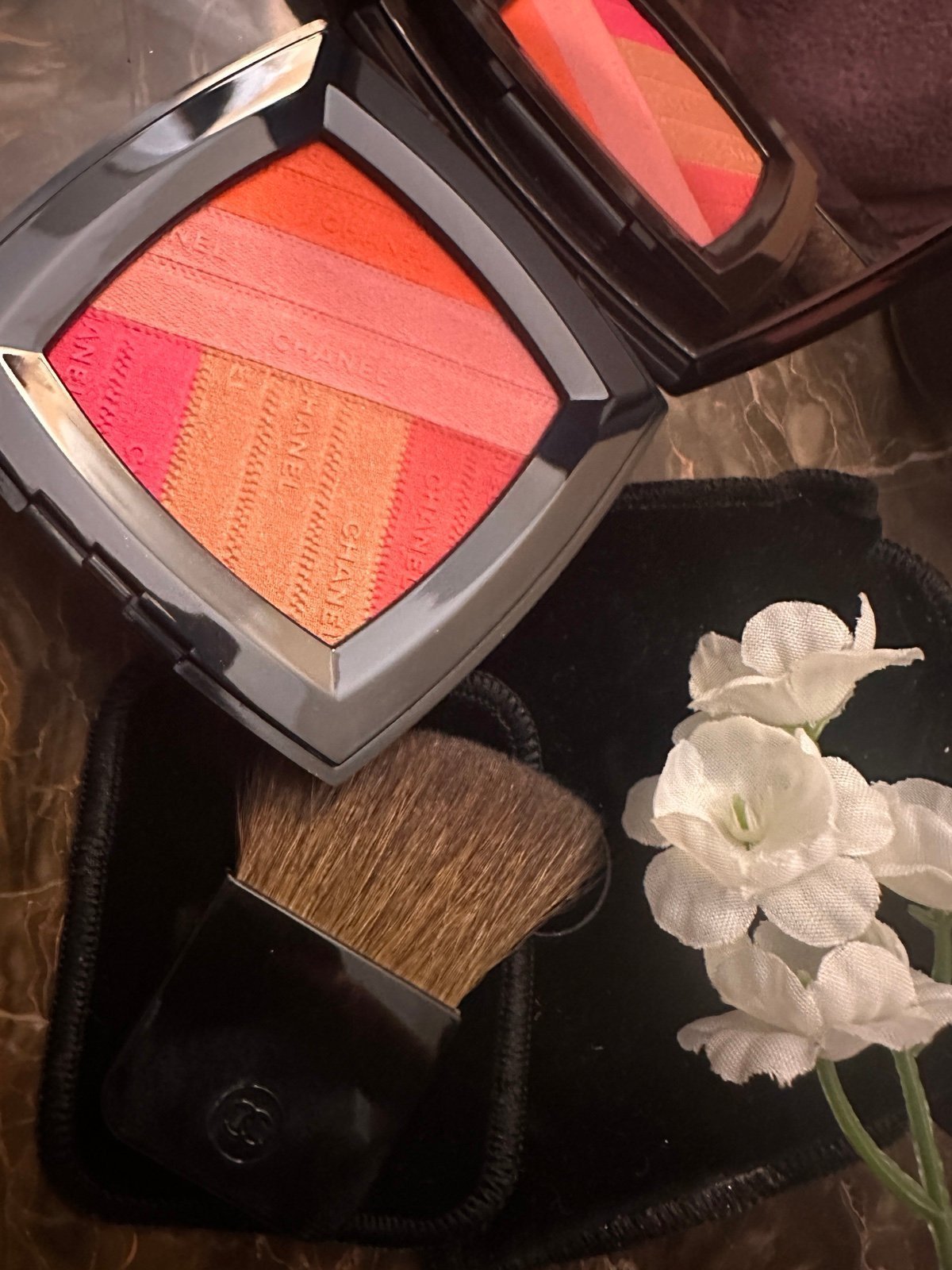 Powder Blush Chanel Sunkiss ribbon