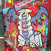 Original Giratina Pokemon acrylic painting on stretched canvas 16 ×12