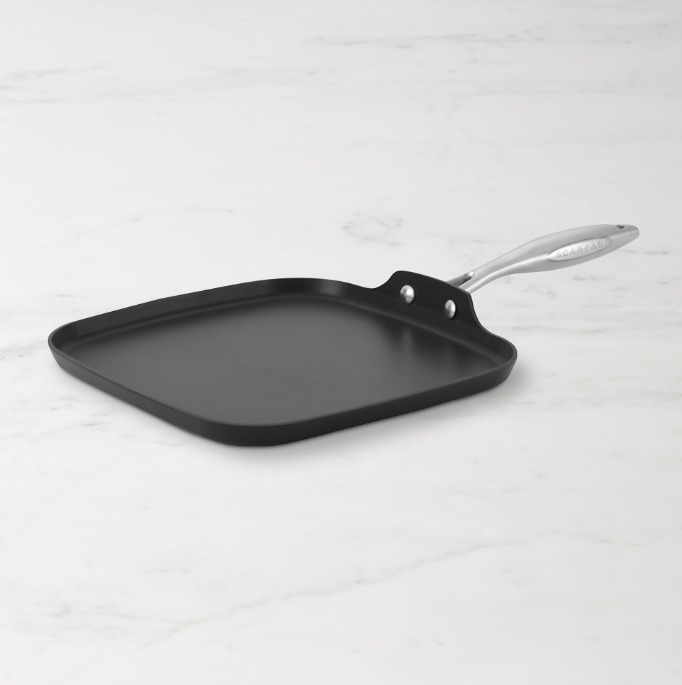 SCANPAN Professional Nonstick Square Griddle, Pan , 11\