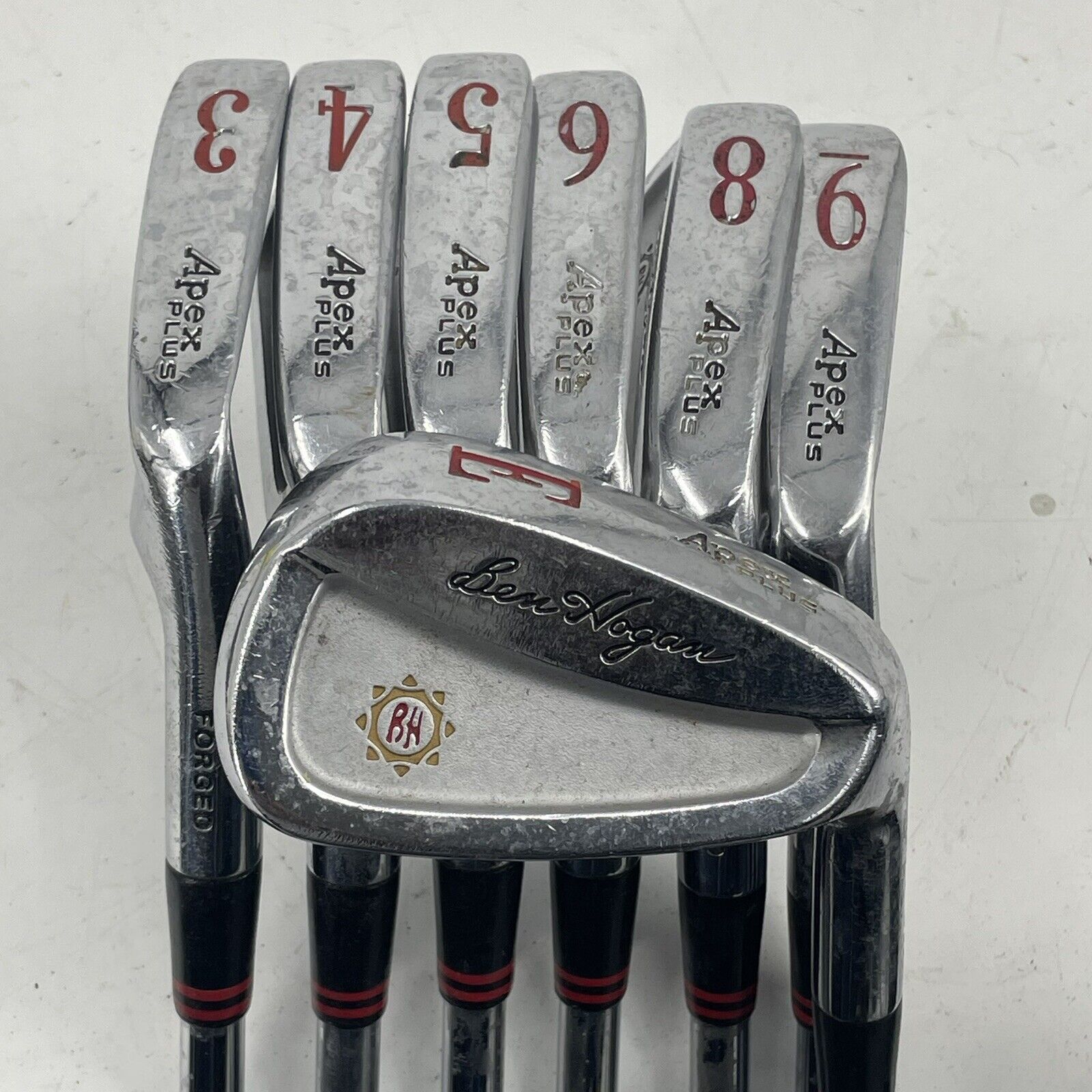 BEN HOGAN Apex Plus Forged 3-6 8-PW Iron Set Unmarked Steel