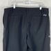 Under Armour Mens 38x30 Preppy Showdown Vented Gray Flat Front Golf Chino Pants