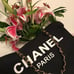 Brand new Tote Canvas Bag -(Black- GOLD CHAIN)