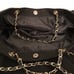 Brand new Tote Canvas Bag -(Black- GOLD CHAIN)