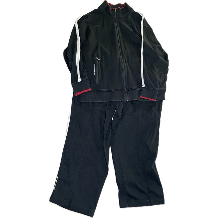 Polo By Ralph Lauren Men's Black Track Suit Jacket 2XB Big XXL