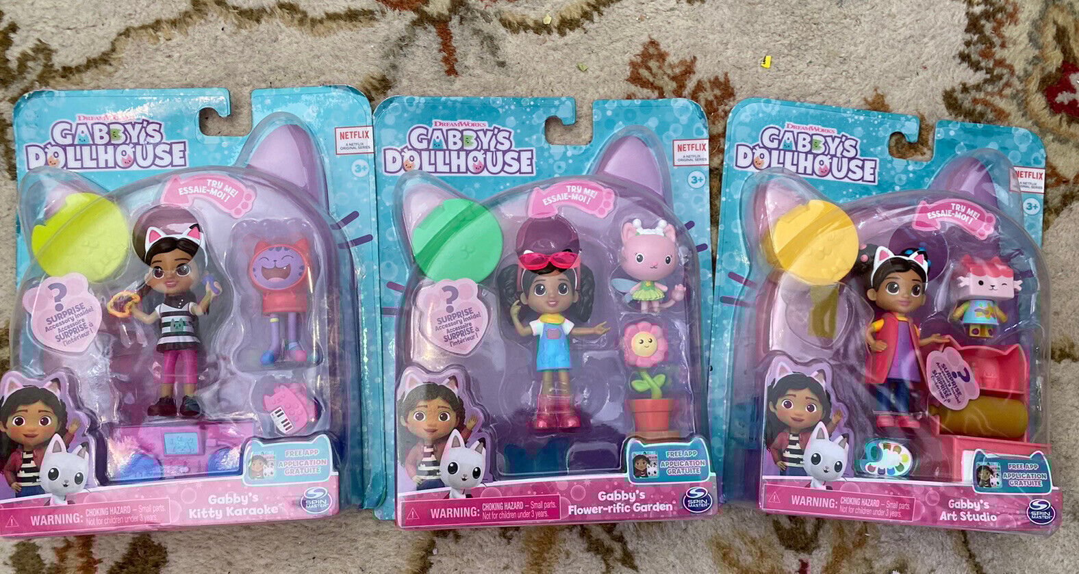 Gabby’s Dollhouse First Wave Figure Sets Garden Karaoke Art Toys DJ Fairy Baby
