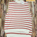 Brand New with Tag! NARU Striped Cotton Knit Vest, Relaxed Fit