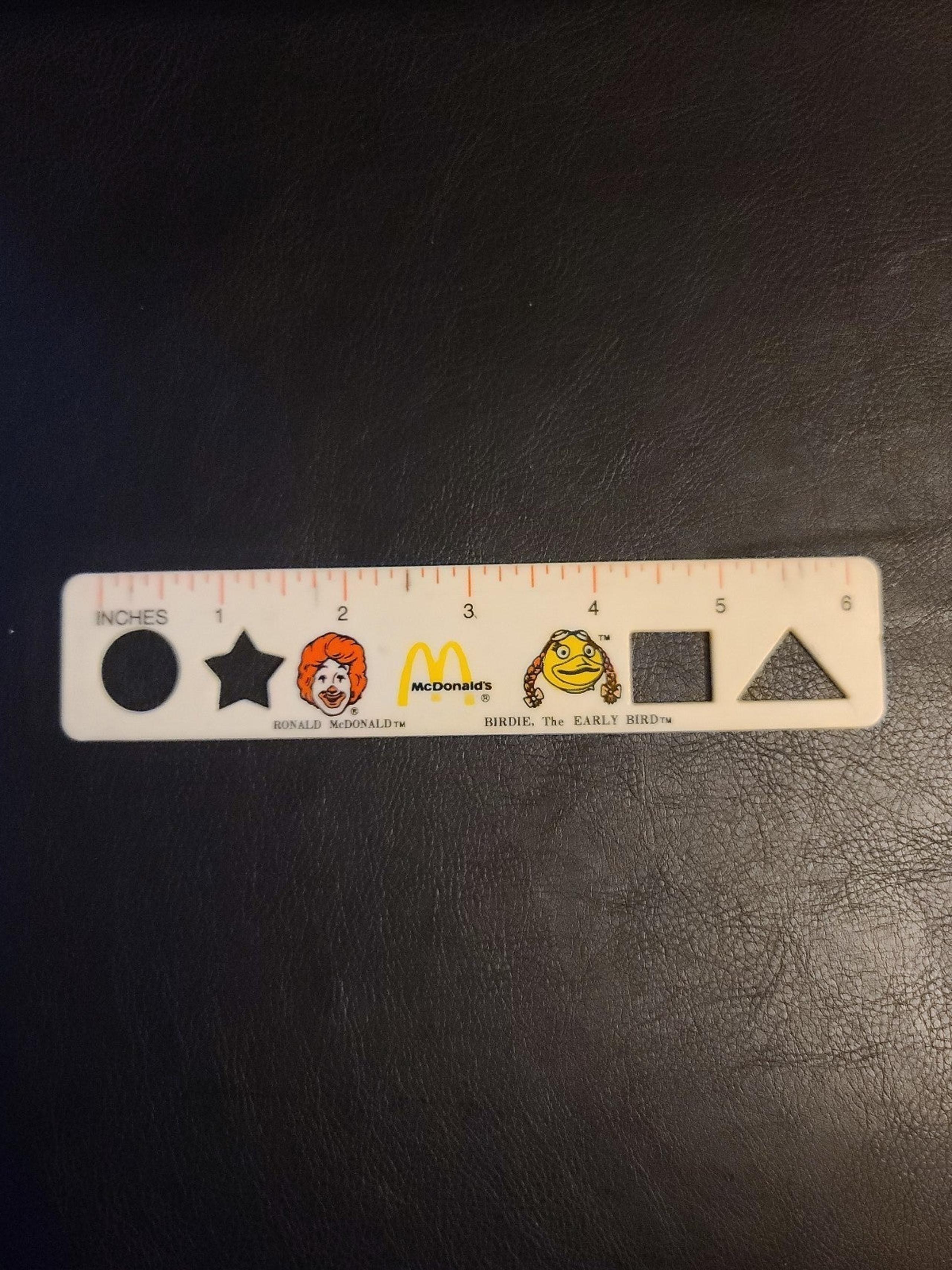 1984 Ruler. - Mcdonald's