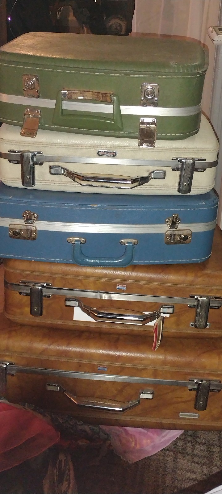 Antique suitcases