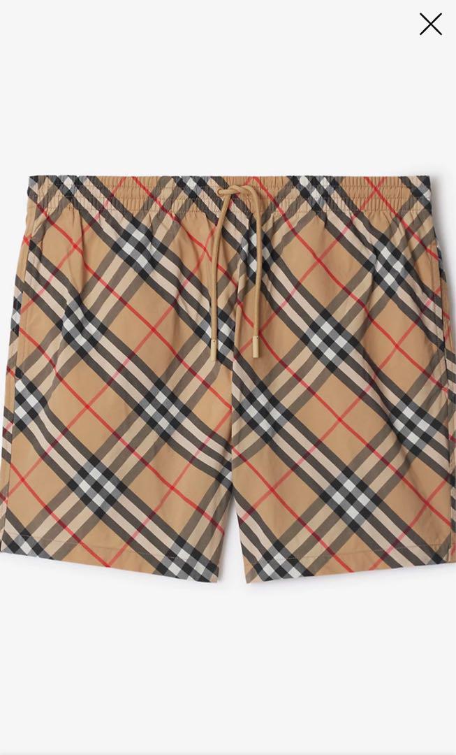 Burberry Check Swim Shorts (Half Pants)