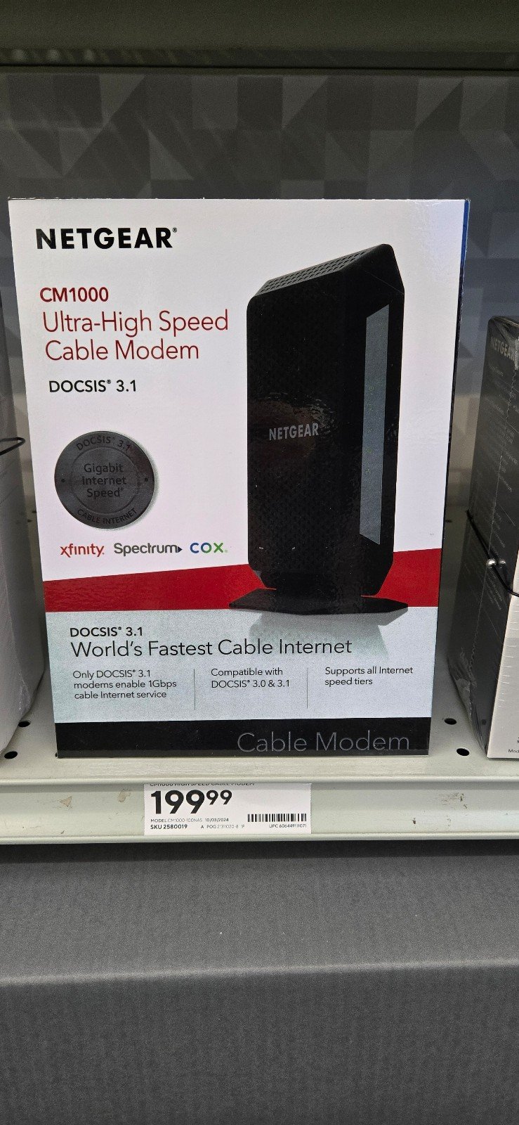 NETGEAR NIGHTHAWK CM1150V DOCIS 3.1 Cable Modem with voice Xfinity certified