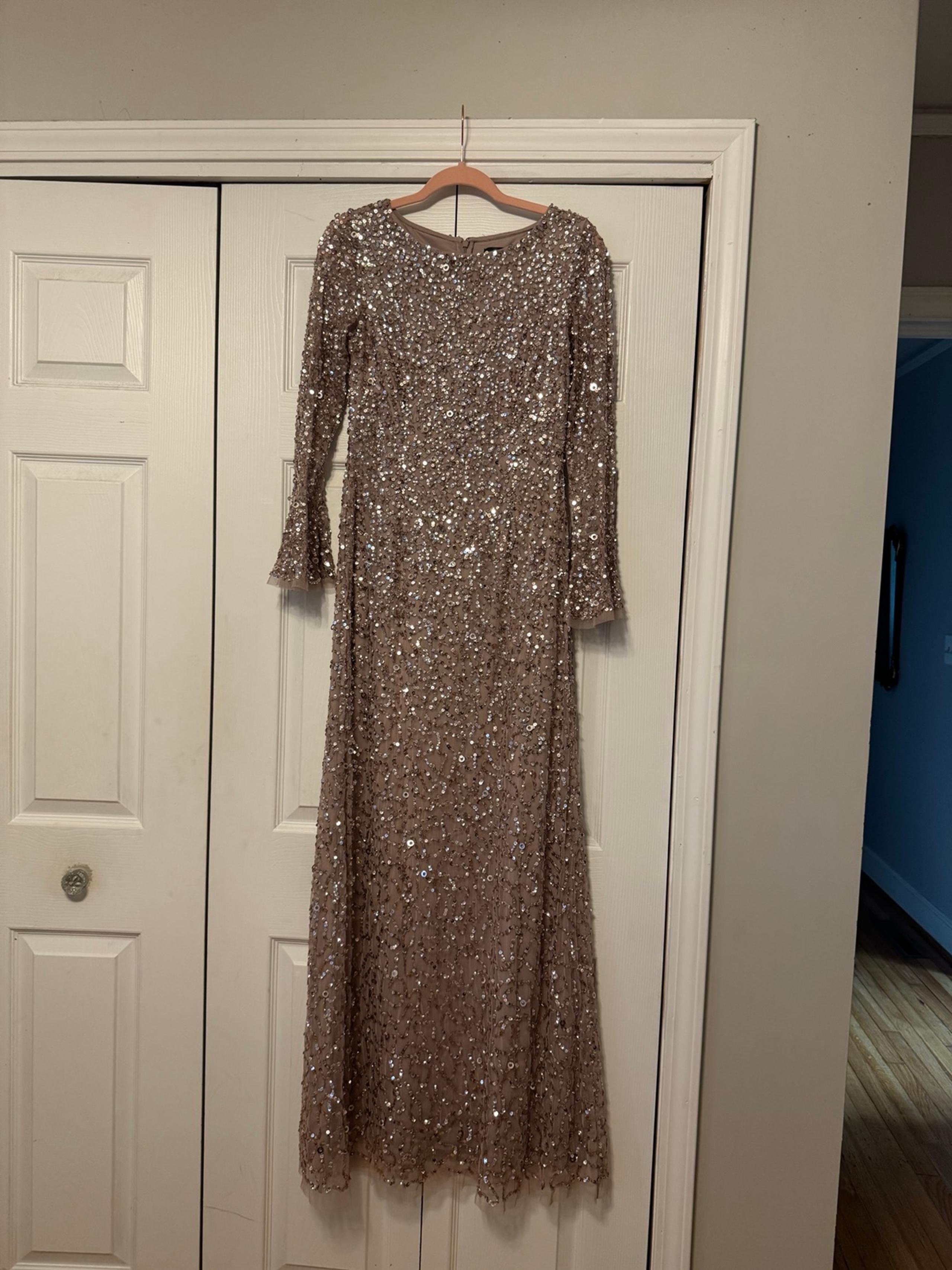 Adrianna Papell Women's Beaded Long Dress