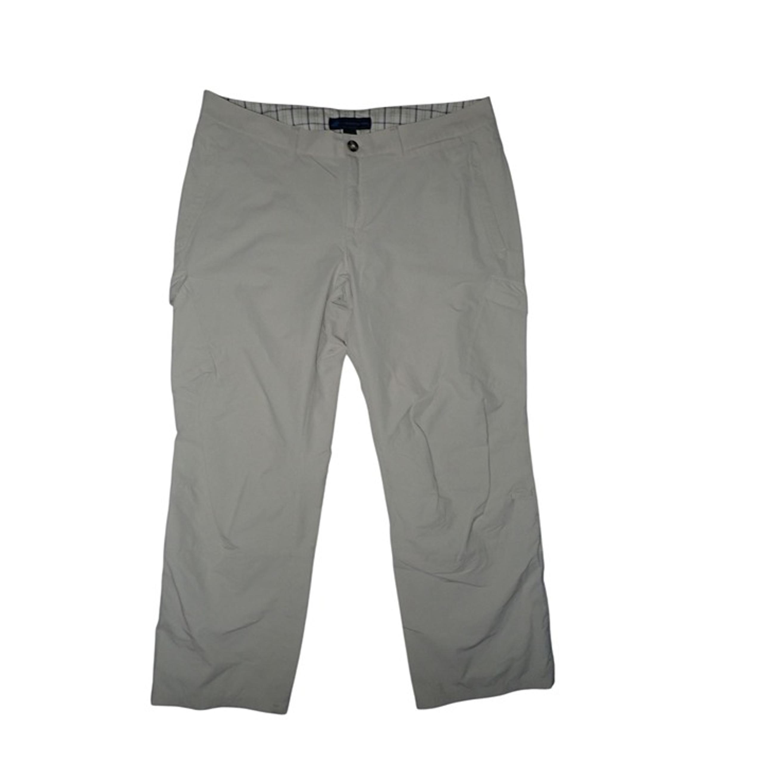 Eastern Mountain Sports Hiking Pants Women 16 Short Nylon Quick Dry Cargo Tan