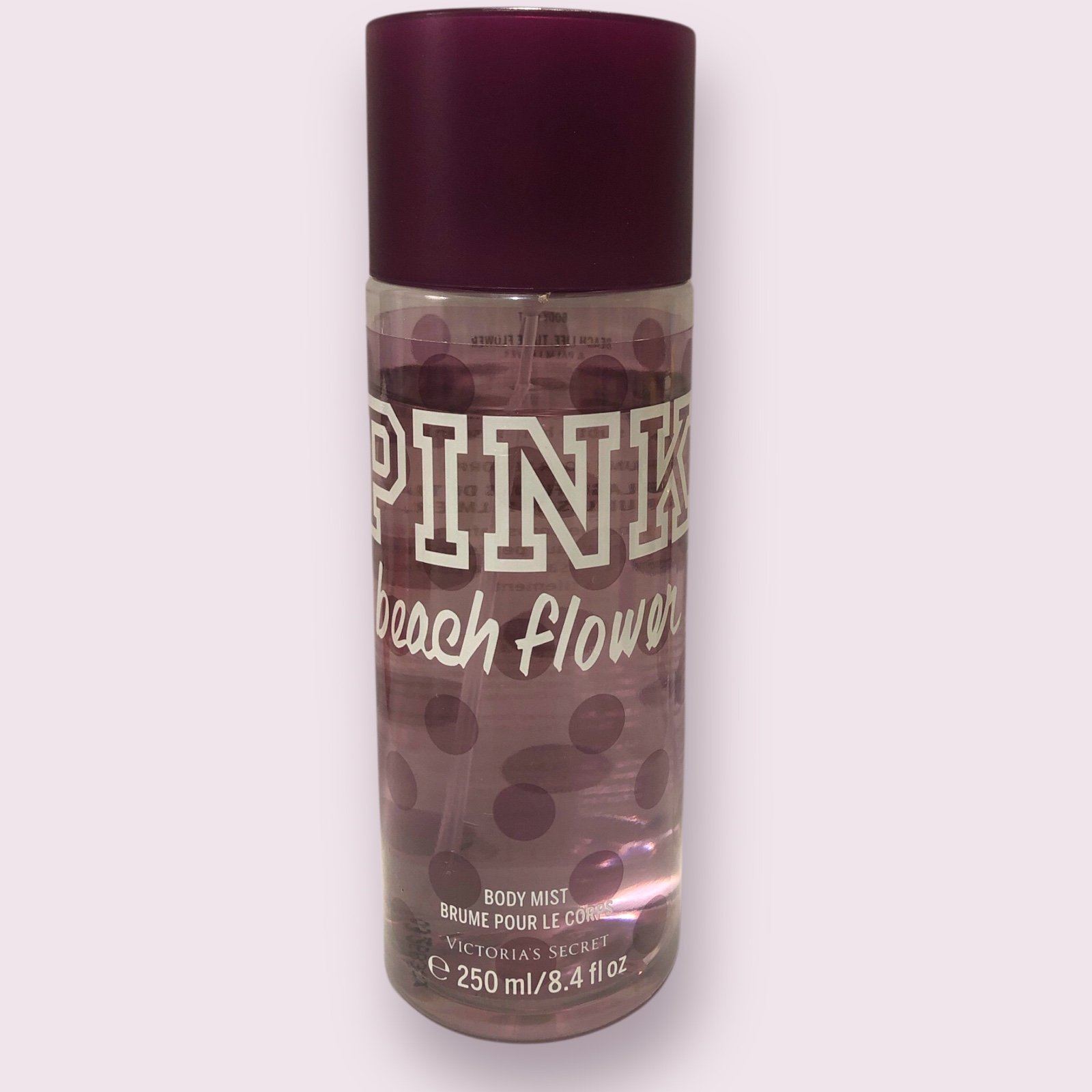 ~RARE ~ Victoria Secret PINK BEACH FLOWER Body Mist 8.4 Oz.