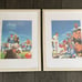 NFL Football Team of the 1950s Vintage Prints in 12 x 16 Solid Wood Frames