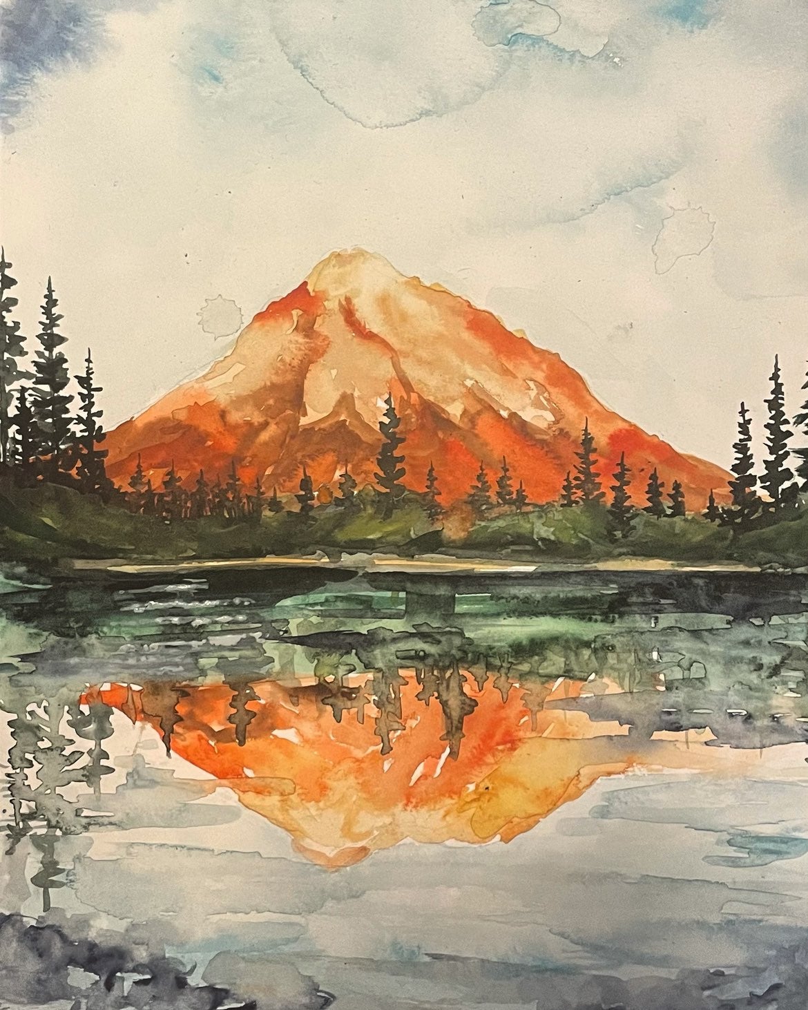 Original watercolor Painting