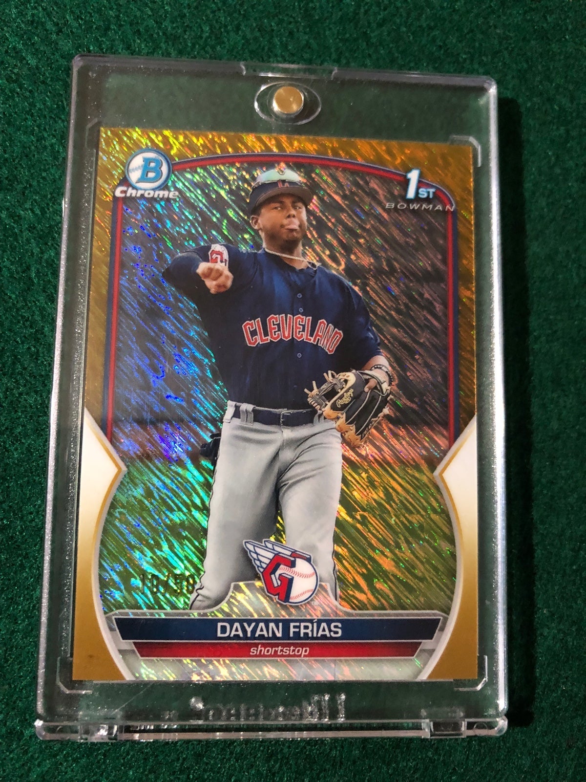 Dayan frias rookie card gold 1st bowman