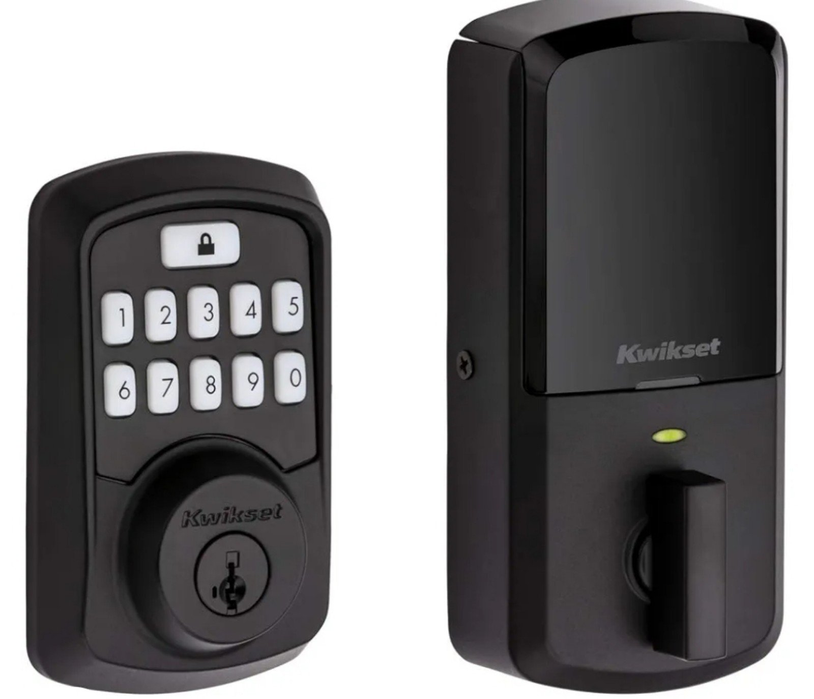 Kwikset 99420-003 Aura Bluetooth Programmable Keypad Door Lock Deadbolt
