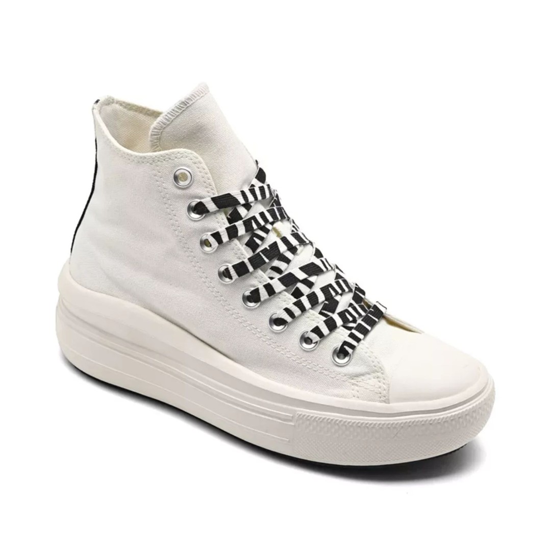 Converse Chuck Taylor All Star Move Platform Archive Egret Print High Top