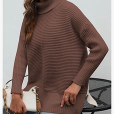 Casual Turtleneck Pullover Cozy Sweater