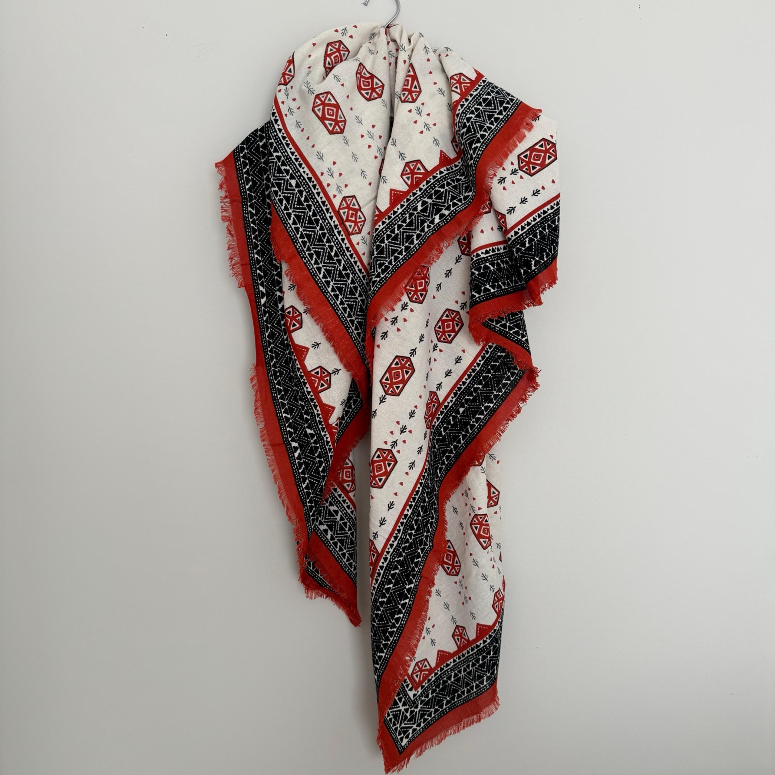Tribal Blanket Scarf - H&M