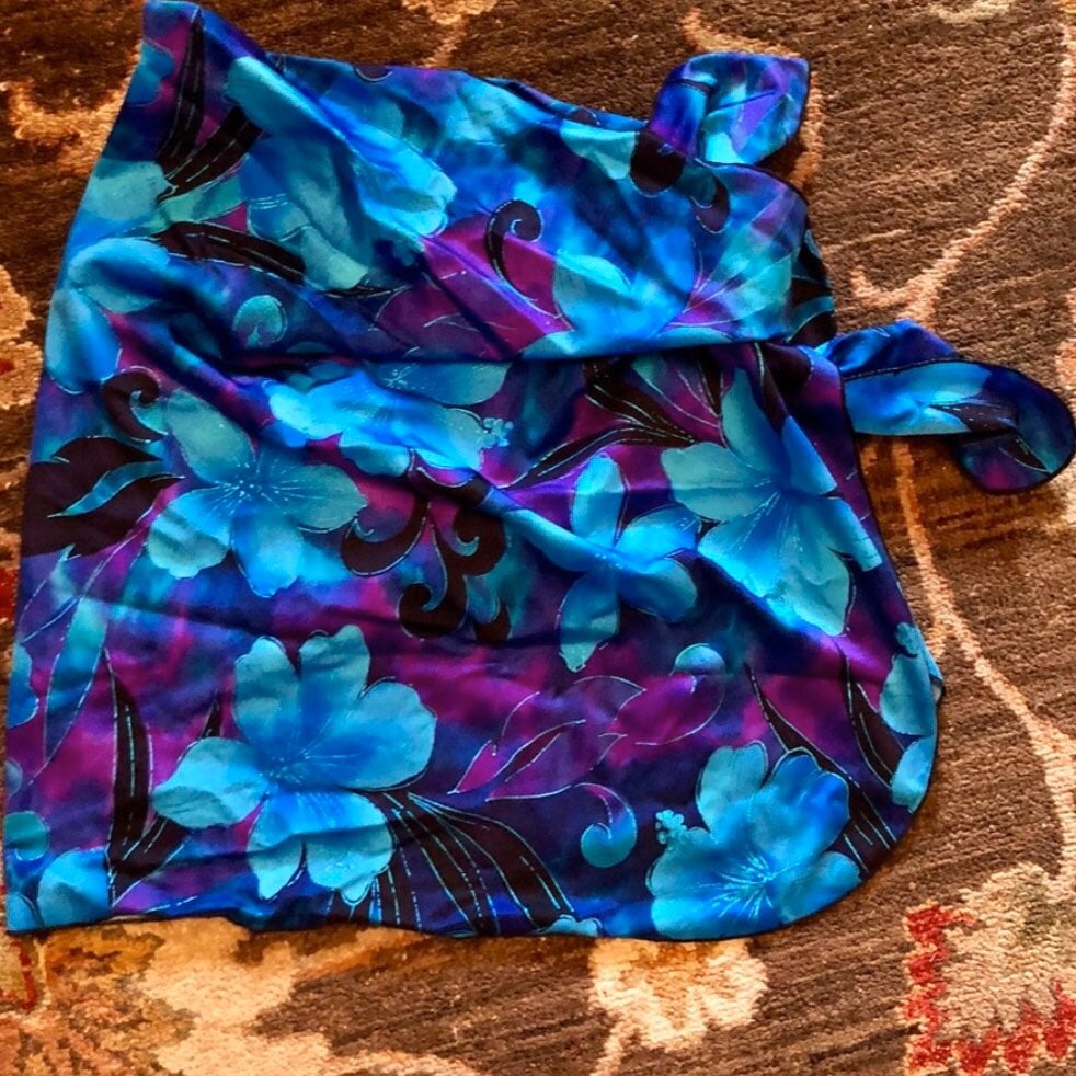 Floral Wrap Around Skirt