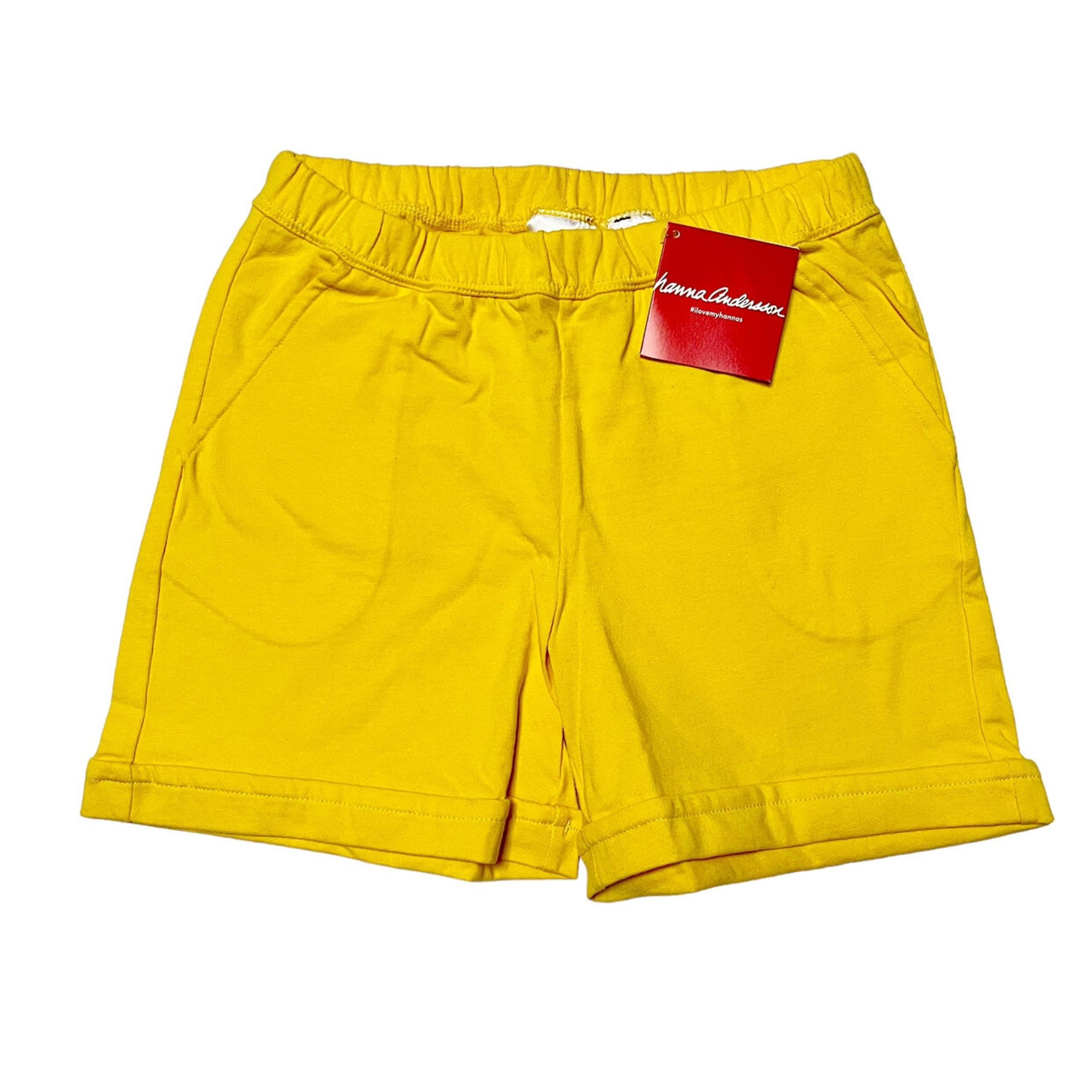 NWT Hanna Andersson Pull On Cotton Pocket Shorts Size 10