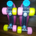Candi Grl Roller Skates Sabina Hot Pink Teal Size 8 Candy Girl Derby U772PB