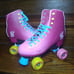 Candi Grl Roller Skates Sabina Hot Pink Teal Size 8 Candy Girl Derby U772PB