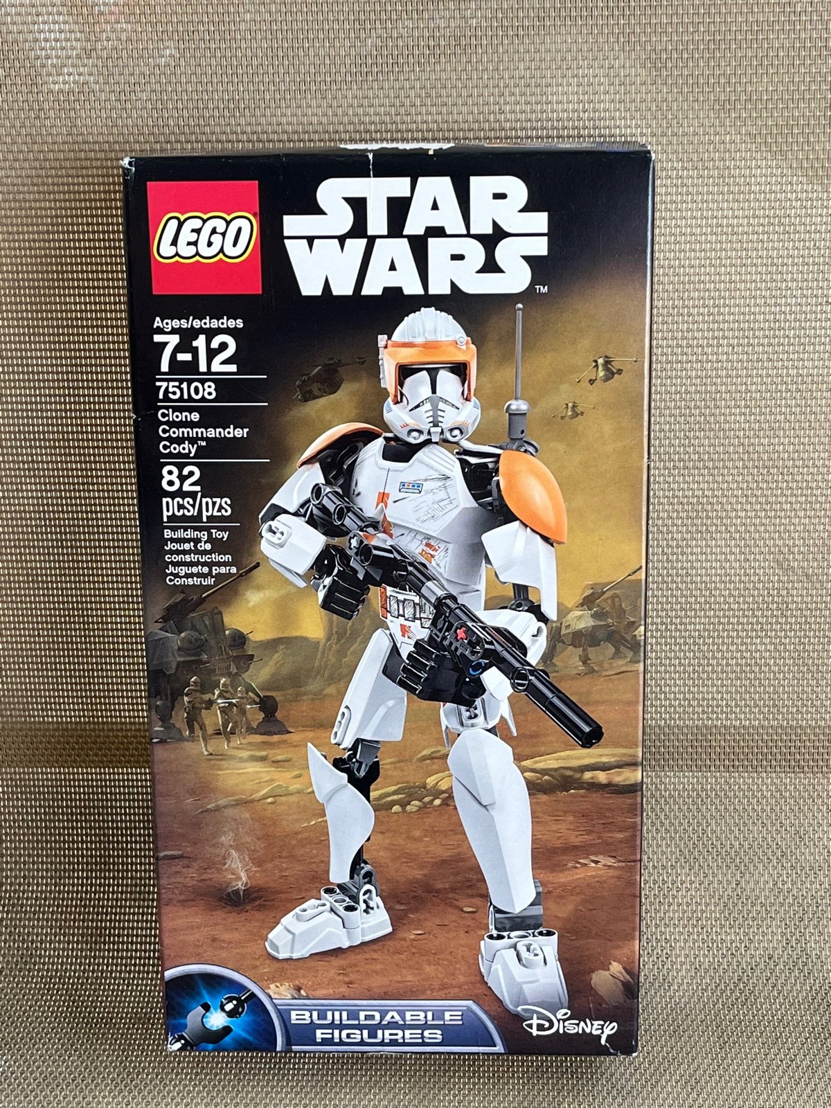 Lego Star Wars 75108 Clone Commander Cody Box Torn Lego Star Wars 75108 Clone Commander Cody Box Torn