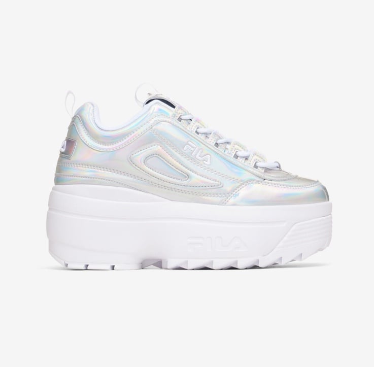 NWT Fila Disruptor 2 White Festival Wedge Sneakers For Women Size 7