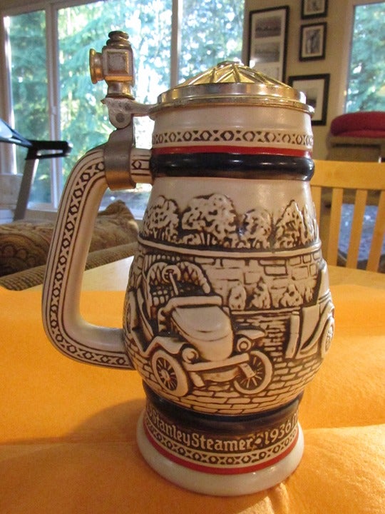 1900's Car German Beer Stein