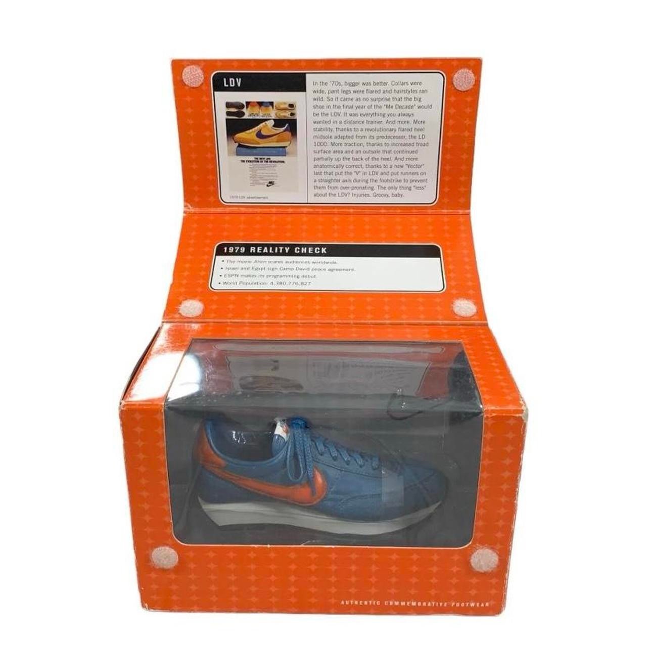 VTG Nike Classics Commemorative Shoe Nike LVD Electric Blue Series 1 Collectible