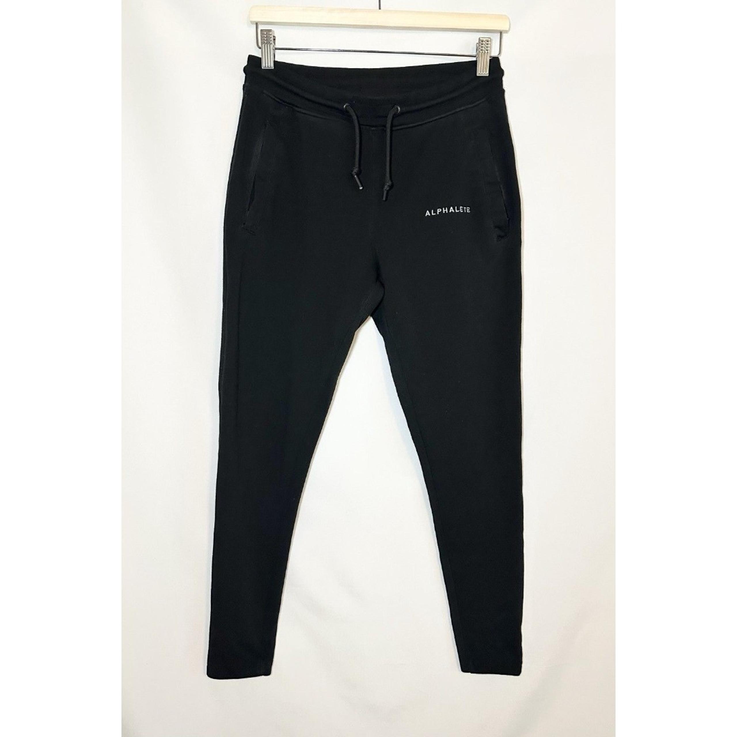 Alphalete Black Joggers Sweatpants Athletic Pockets Drawstring Women's SMALL