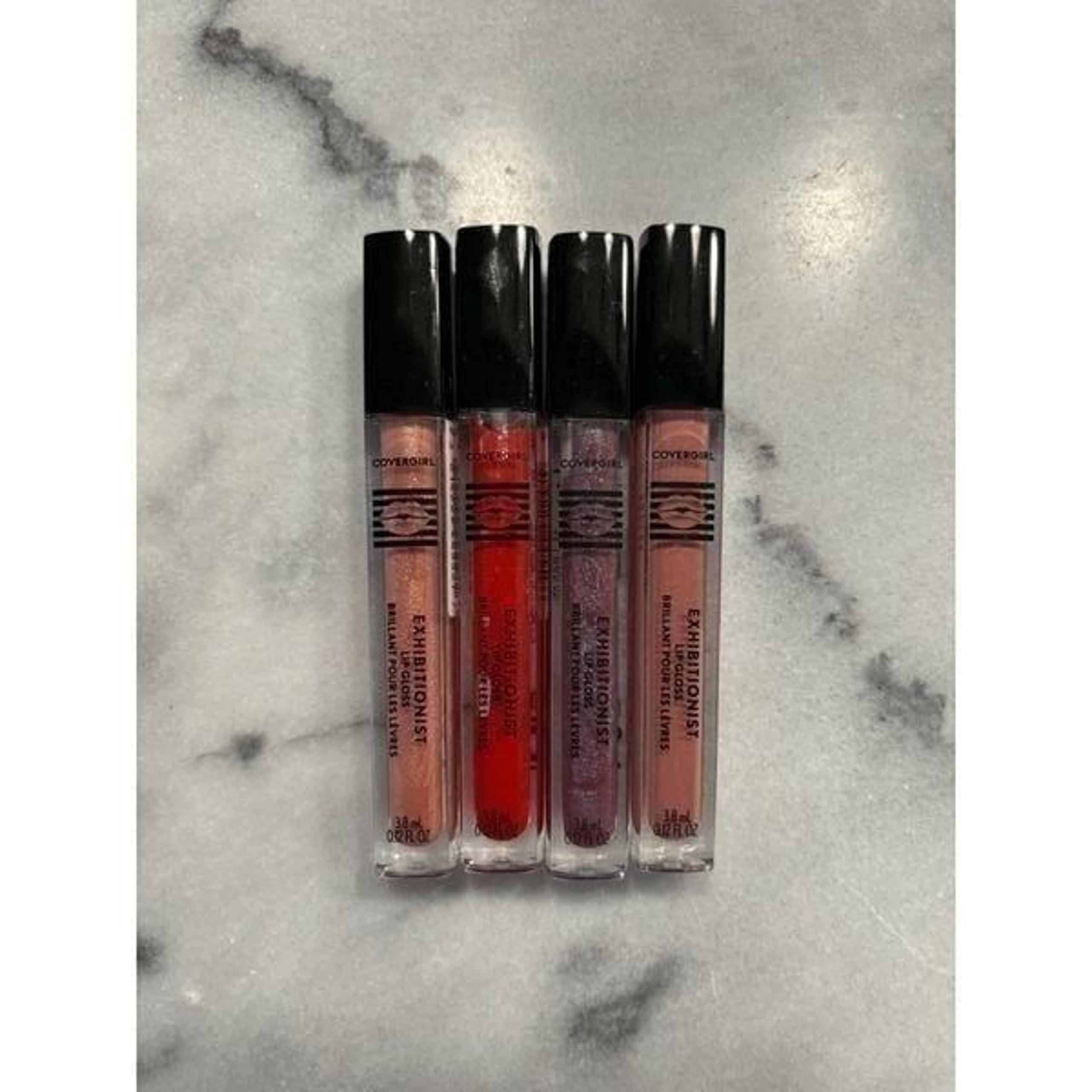 Covergirl Exhibitionist Lip Glosses Lot of 4
