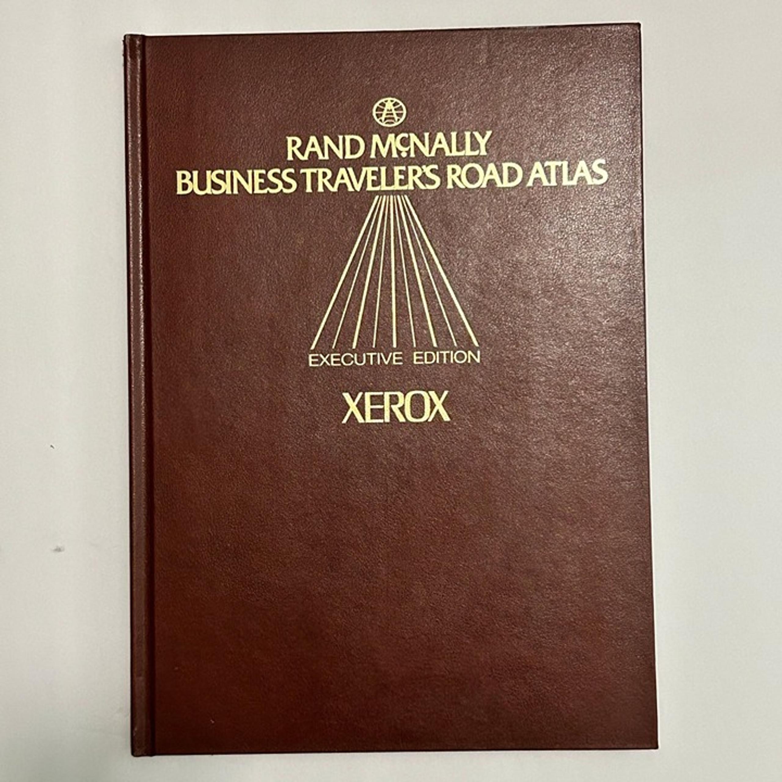 Rand McNally Business Traveler's Road Atlas, Leather Like Hardcover Gold Gilded