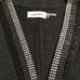 CALVIN KLEIN Rhinestone CROPPED Shrug, Dark Gray, NWT, Women’s Size M