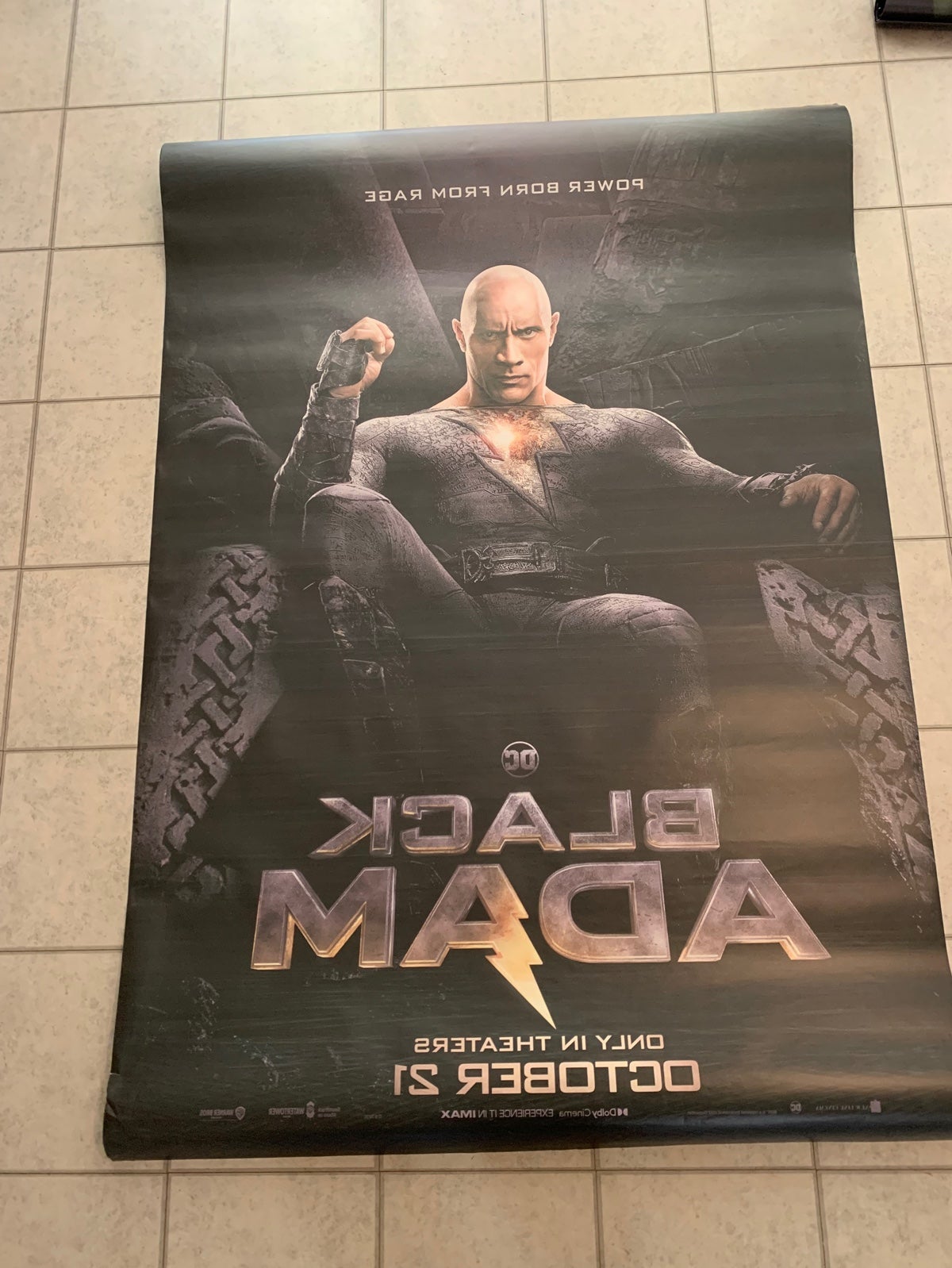 Black Adam IMAX poster