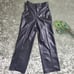 Zara Faux Leather Straight Leg Pants